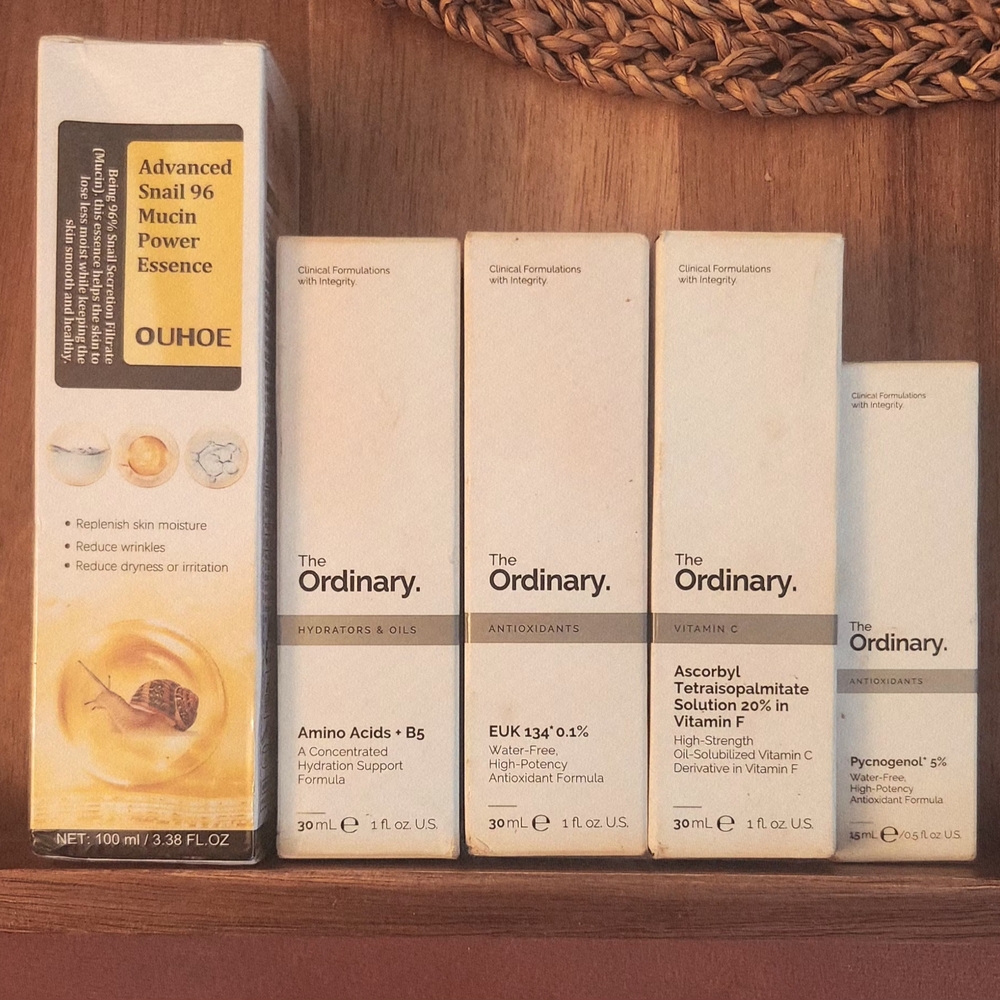 Bundle Serum, The Ordinary And Snail Mucin